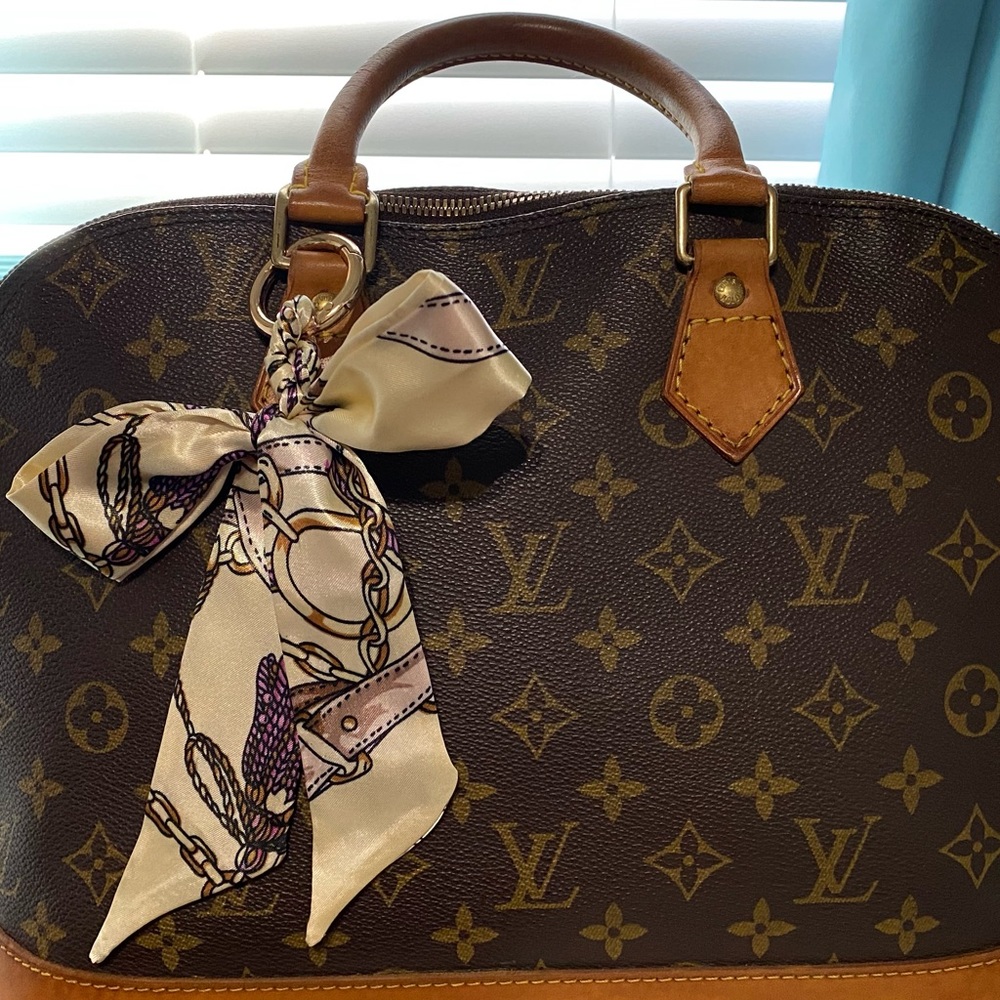 Scarf Bow Tie Handbag Charm